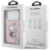 Etui Karl Lagerfeld Karl & Choupette     Back MagSafe do iPhone 17 Pro różowy